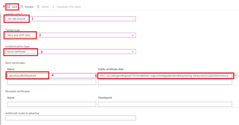 How to Configure Point-to-Site VPN on Azure